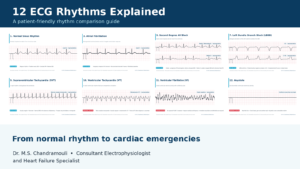 ECG Rhythm Comparison Cover – ECG Rhythm Comparison: 12 Heart Rhythms Explained